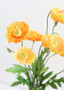 Orange Silk Poppy Bush (Bundle Of 3)