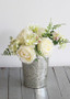 Artificial White Bouquet Of Peonies