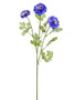 Blue And Purple Artificial Cornflowers (Bundle Of 5)