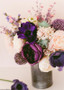 Anemone Faux Flower In Royal Purple - 17" (Bundle Of 2)