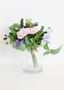 Anemone And Lilac Artificial Bouquet In Pink Purple