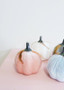 Set Of 4 - Mini Velvet Fabric Pumpkins - 3.25" Tall (Bundle Of 2)