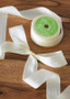Soft 100% Silk Ribbon In Ivory - 1.25" Wide X 32 Yd