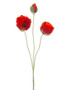 Artificial Red Poppy Flowers
