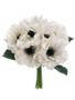 10" Real Touch Anemone Bouquet White 6 Pieces FBQ426-WH