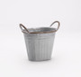 Oval Metal Bucket With Metal Handles (CT2514)