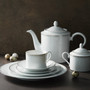 Porcelain, White Porcelain Tea Pot (1711-427)