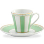 3 Ounces White Ad Cup And Saucer - Pack of 2 - (M252-431T)