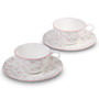 8 Ounces Cup And Saucer Set Of 2 (9940-P59387)