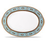 Turquoise Blue Accents 14" Oval Platter (4857-413)