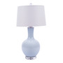 Icy Blue Globular Vase Table Lamp (L1802M-IB)