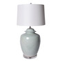 Mint Green Lidded Barn Jar Lamp (L1474-MG)