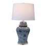 Blue And White Porcelain Chain Temple Jar Lamp (L1172S)