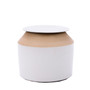 Matte White Lidded Jar - Small (8120-S)