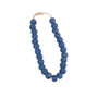 Vintage Sea Glass Beads 1.25 Dia - Indigo Blue (2506L-DB)