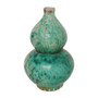 Speckled Green Gourd Vase (1615)