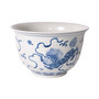 Blue And White Foo Dog Bowl (1563)