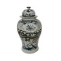 Blue And White Sea Flower Temple Jar Small (1562S)