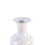 White Crystal Shell Fishtail Vase Medium (1432-W)