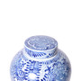 Blue And White Blooming Flower Porcelain Ancestor Jar (1237)