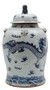 Vintage Temple Jar Dragon Motif - Large (1218E-L)