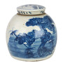 Vintage Ming Jar Pine Motif - Small (1217G-S)