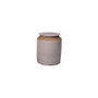 Matt White Lidded Jar - Large (8120-L)