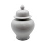 Temple Jar White Crackle - Small (1809S-WC)