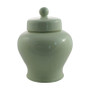 Beige Glazed Gigi Lidded Porcelain Jar Short (1443S-BG)