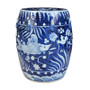 Blue Fish Lotus Porcelain Garden Stool (1426)