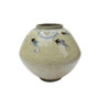 Blue & White Silla Longevity Tappered Pot (1388-BW)