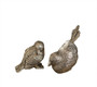 Antique Silver Brass Chicks (Bundle Of 2) (NT344)