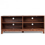 58" Modern Entertainment Media Center Wood Tv Stand-Wood (HW66122BN)