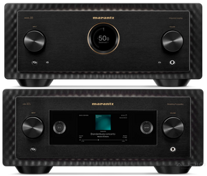 Marantz Model 10 / Link 10n – Flagship Hi-Fi Stereo Bundle ($2,000.00 Savings) black, front panel