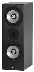 RBH Signature Reference 661-SF/R – Stand Mount Bookshelf Speaker, black cabinet, silver drivers