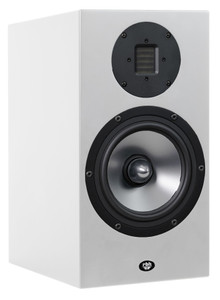 RBH Signature Reference 61-SF/R – Stand Mount Bookshelf Speaker white cabinet, silver driver