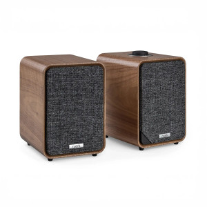 Ruark MR1 Mk3 – Desktop Speaker System walnut front left