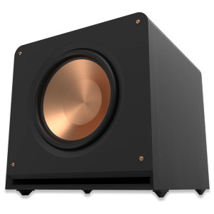 Klipsch Reference Premiere RP-1600SW – 16" Powered Subwoofer front right angle without grille