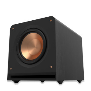 Klipsch Reference Premiere RP-1200SW – 12" Powered Subwoofer front right angle without grille