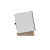 Onkyo Creator Series GX-10DB – Desktop Powered Monitors, Active, Bookshelf Speakers (Pair), white, left side, with grille