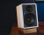 Onkyo Creator Series GX-10DB – Desktop Powered Monitors, Active, Bookshelf Speakers (Pair), white, close up without grille