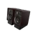 Onkyo Creator Series GX-10DB – Desktop Powered Monitors, Active, Bookshelf Speakers (Pair), black, right top angle without grille 80th anniversary