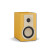 Dali Kupid – Bookshelf Speaker (Priced Per Speaker, ONLY Available in Pairs) front angle, Golden Yellow (Vinyl)