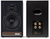 Ruark Sabre-R – Stand Mount Bookshelf Speaker charcoal front and back