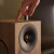 Cambridge Audio L/R M – Active Streaming Speaker System top controls walnut