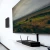 PSB Performance Wall mount PWM Sat – On Wall Speaker - satin black in a living room setup