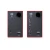 PSB iQ2 – Active Streaming Speaker System back rear inputs outputs red