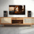 Klipsch The Sevens – Powered Stand Mount Bookshelf Speaker Pair in a living room hifi system