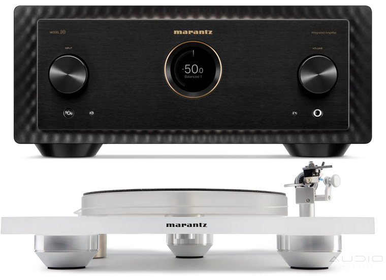 Marantz Model 10 + TT15S1 – Flagship Hi-Fi Stereo Bundle ($1,250.00 Savings) black, front panel