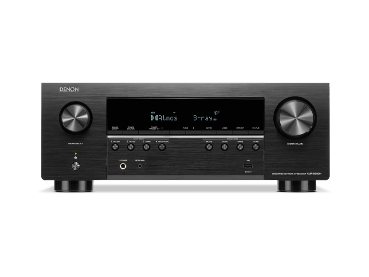 Denon AVR-S980H – 7.2 Channel Audio Video Receiver front panel buttons controls